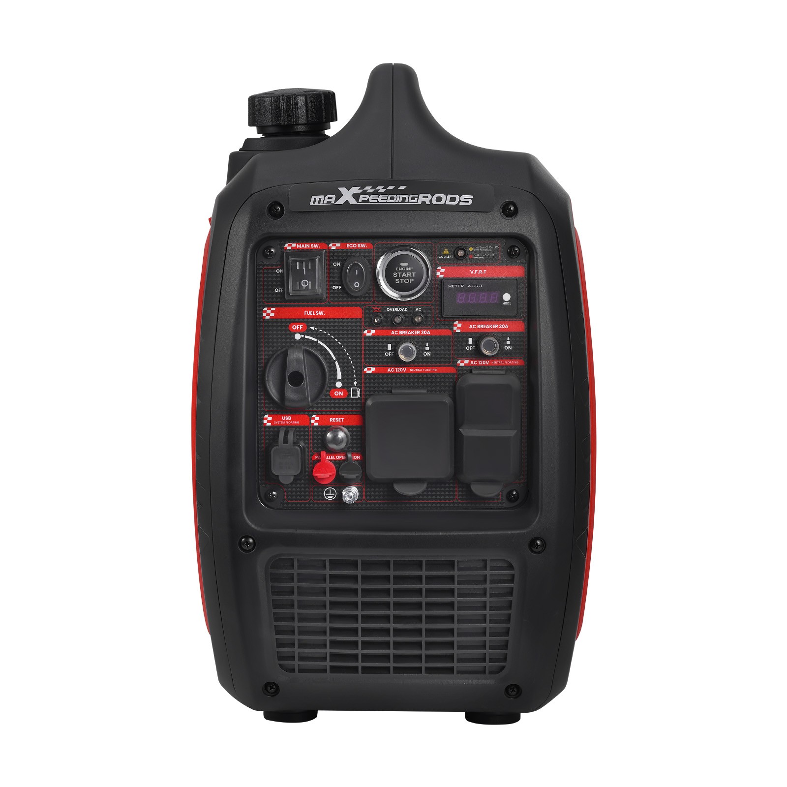 RV Ready Generator 4.8KW Gas Powered Electric Remote Start Digital Display USB