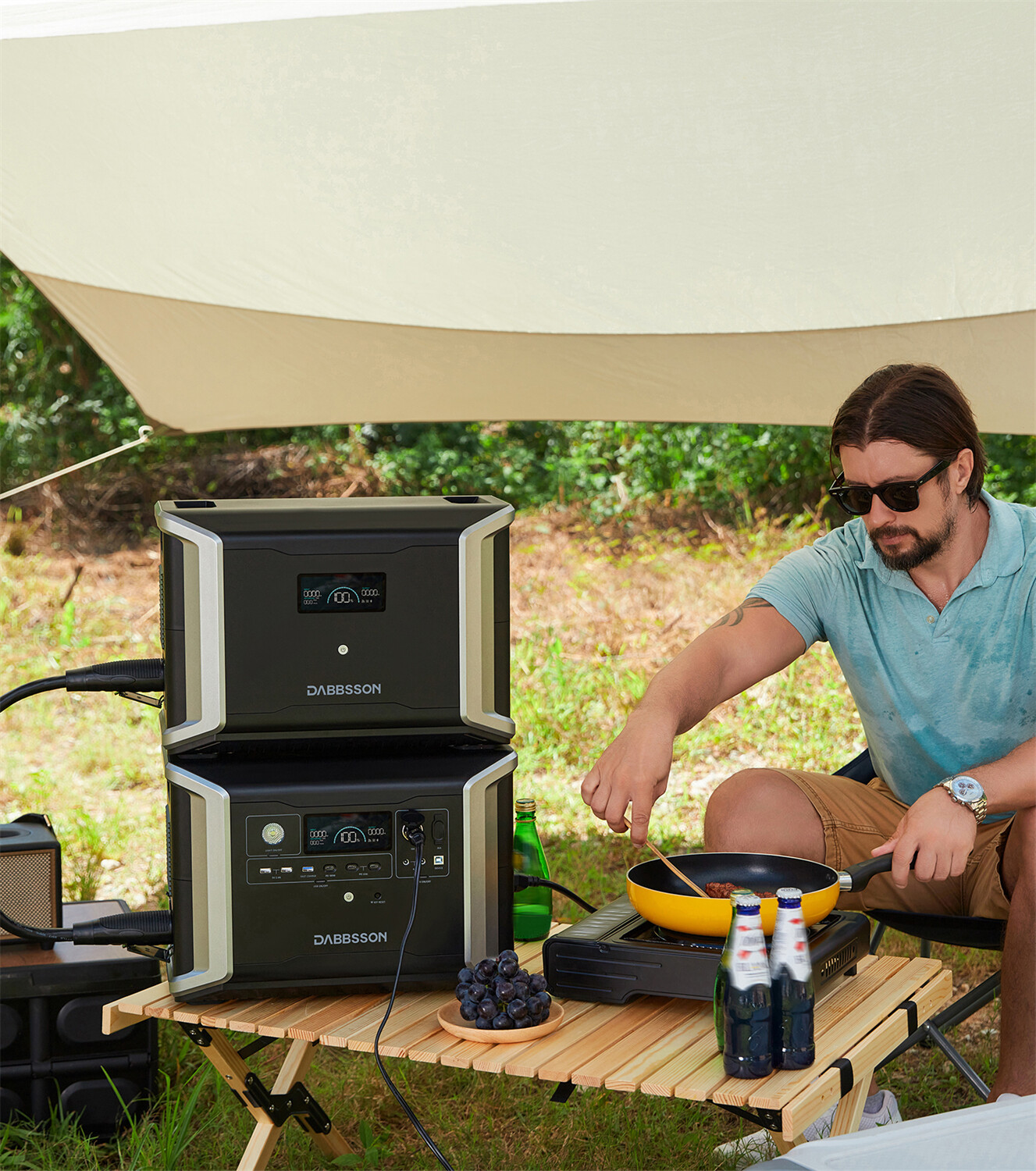 Dabbsson 8330Wh 2200W Portable Power Station Power Outage/Home Backup/Camping