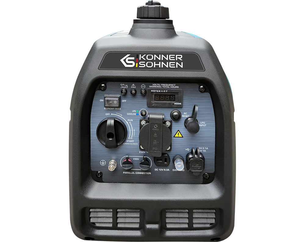 K&S Emergency Power Generator Dual LPG GAS Petrol Inverter Generator 2KW