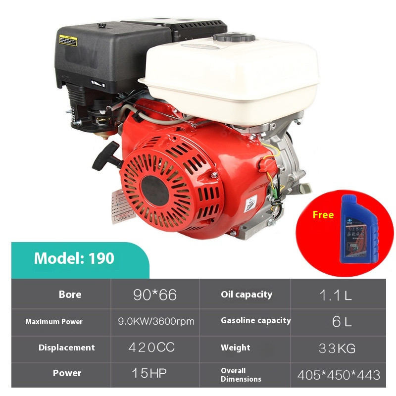 168F170F Gasoline Engine Sprayer Micro Engine Four-stroke SmallPower Accessories