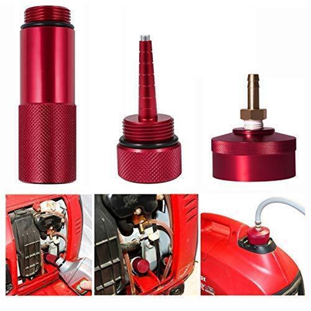 For Honda EU2200i Generator Extended Run Gas Cap Kit Brass Hose Funnel#