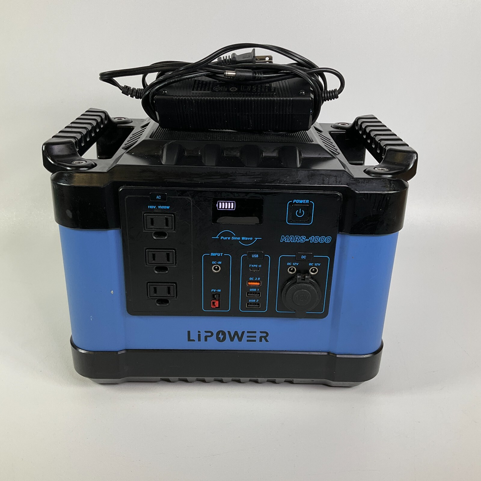 Lipower Mars-1000 Portable Power Station 1000W 110V Solar Generator Charger