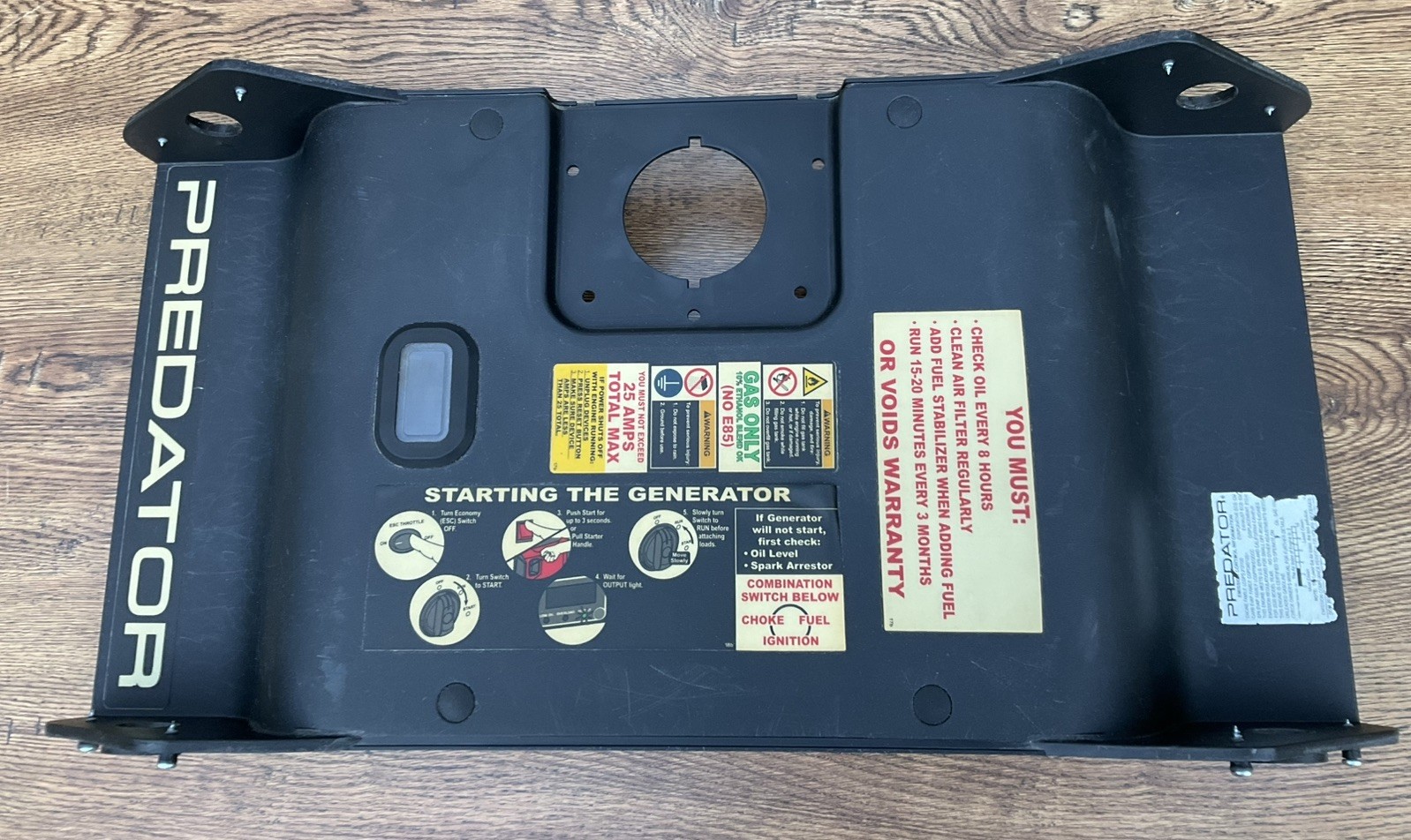 PREDATOR 3500 INVERTER GENERATOR PARTS – Gas Tank Cover 2020 Model Fuel Cover