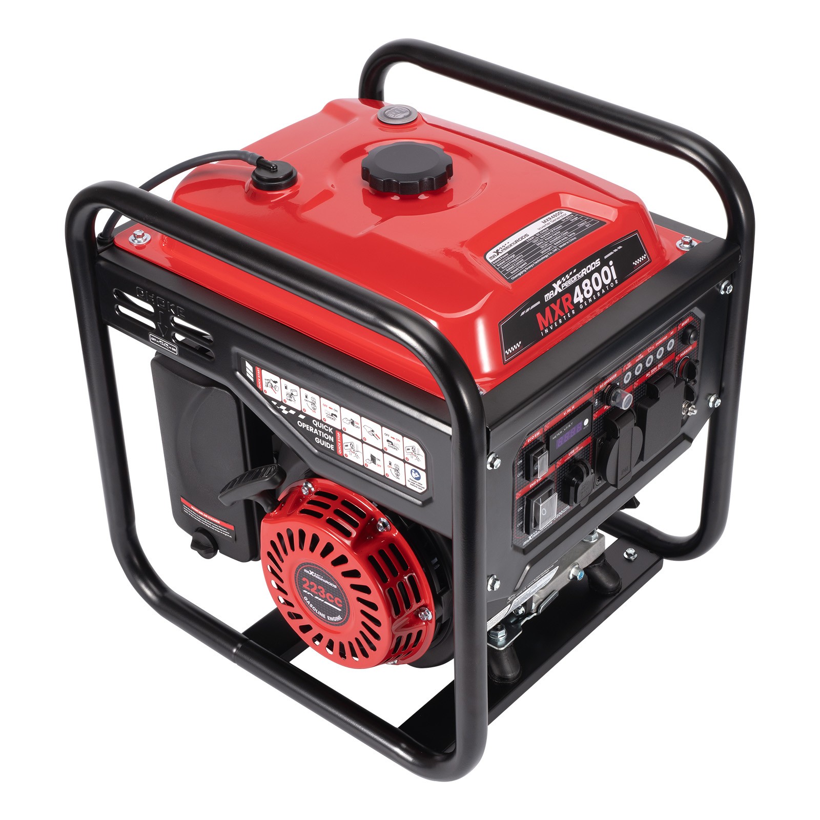 4800W Peak 3500W Rated Portable Generator with Low Oil Alert Parallel Ready