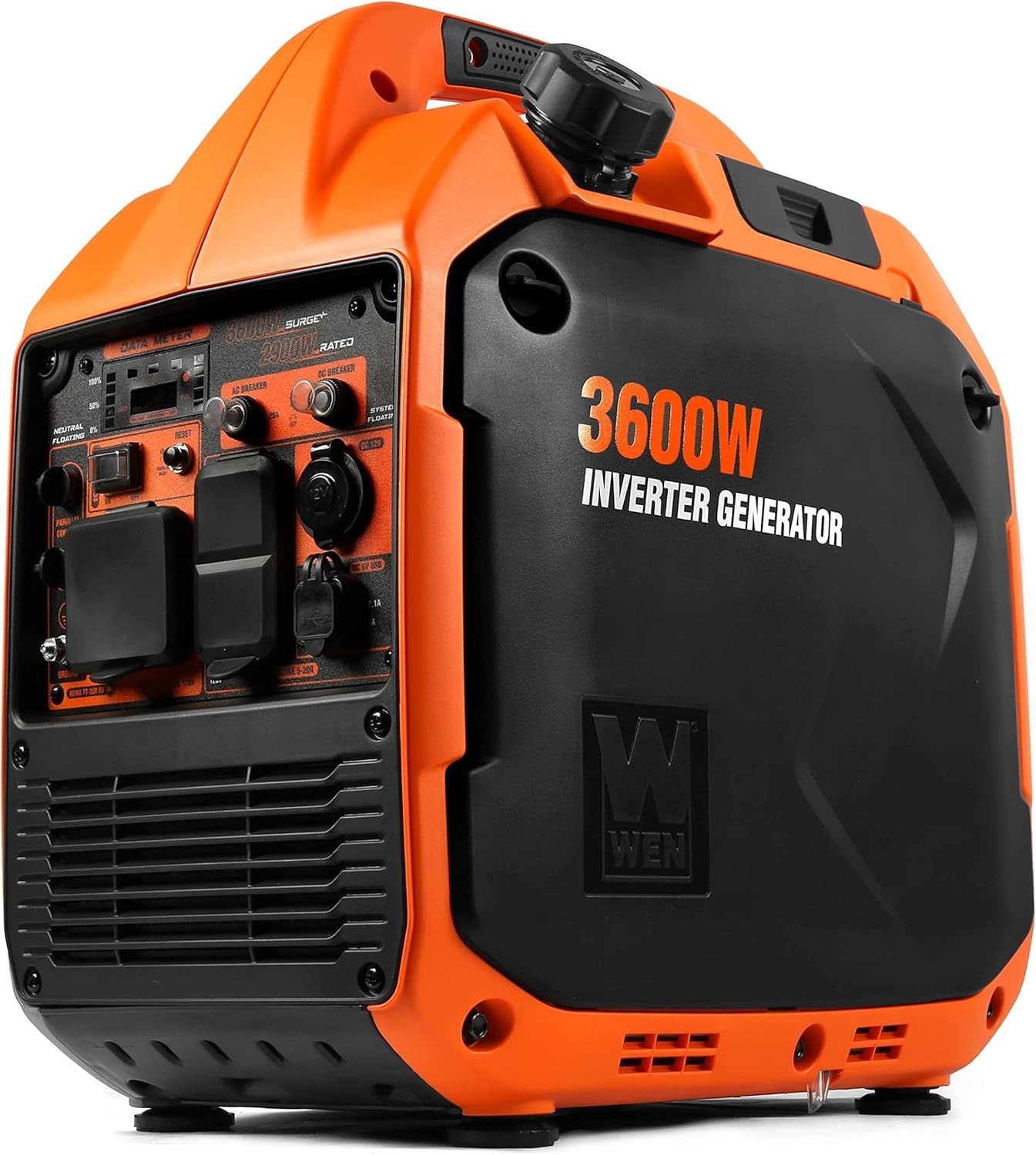 WEN 56360i 3600W Inverter Generator – RV Ready, 46 lbs, Quiet, Gasoline