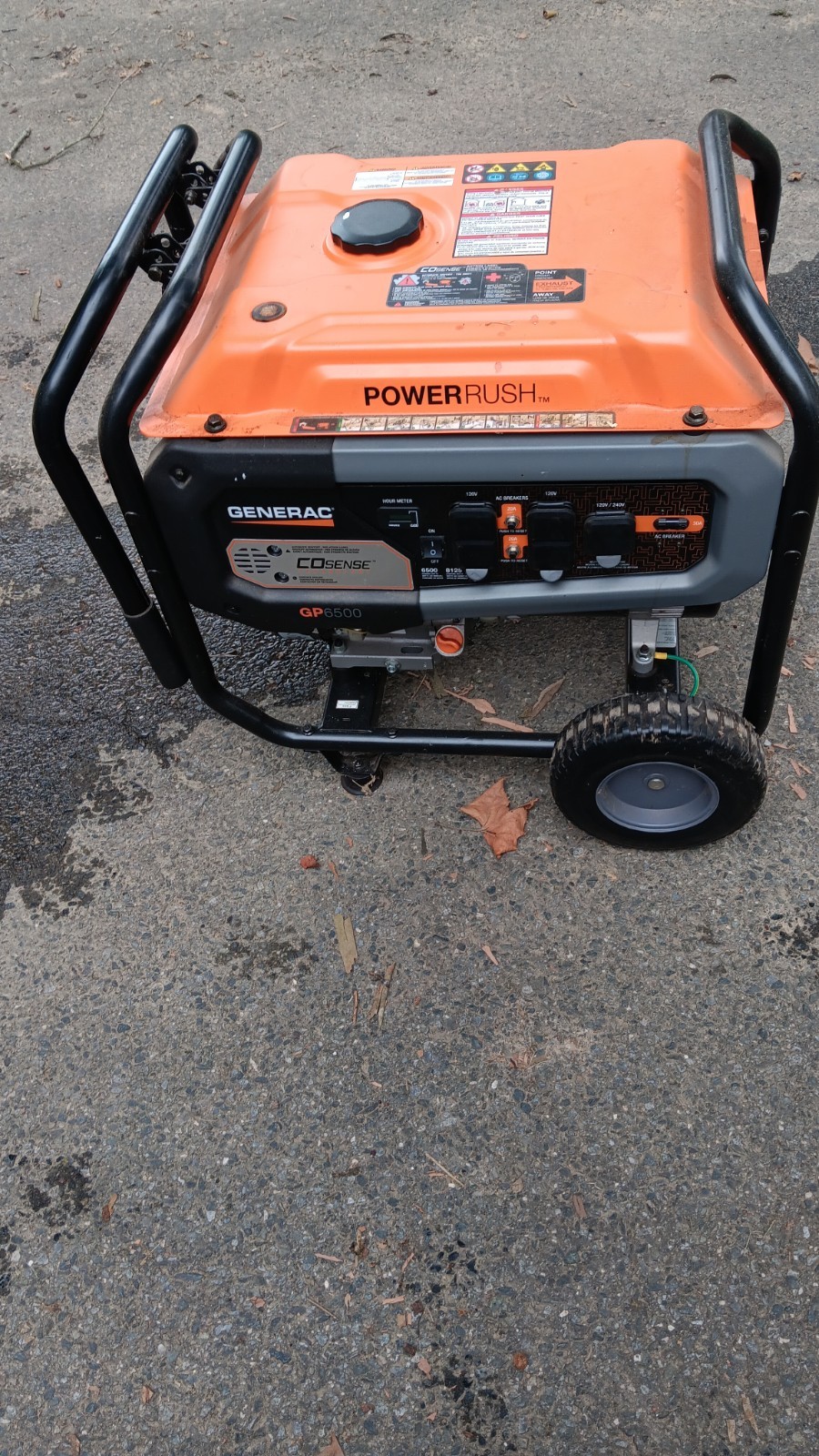 Generac GP6500 Portable Generator 6500 Watt