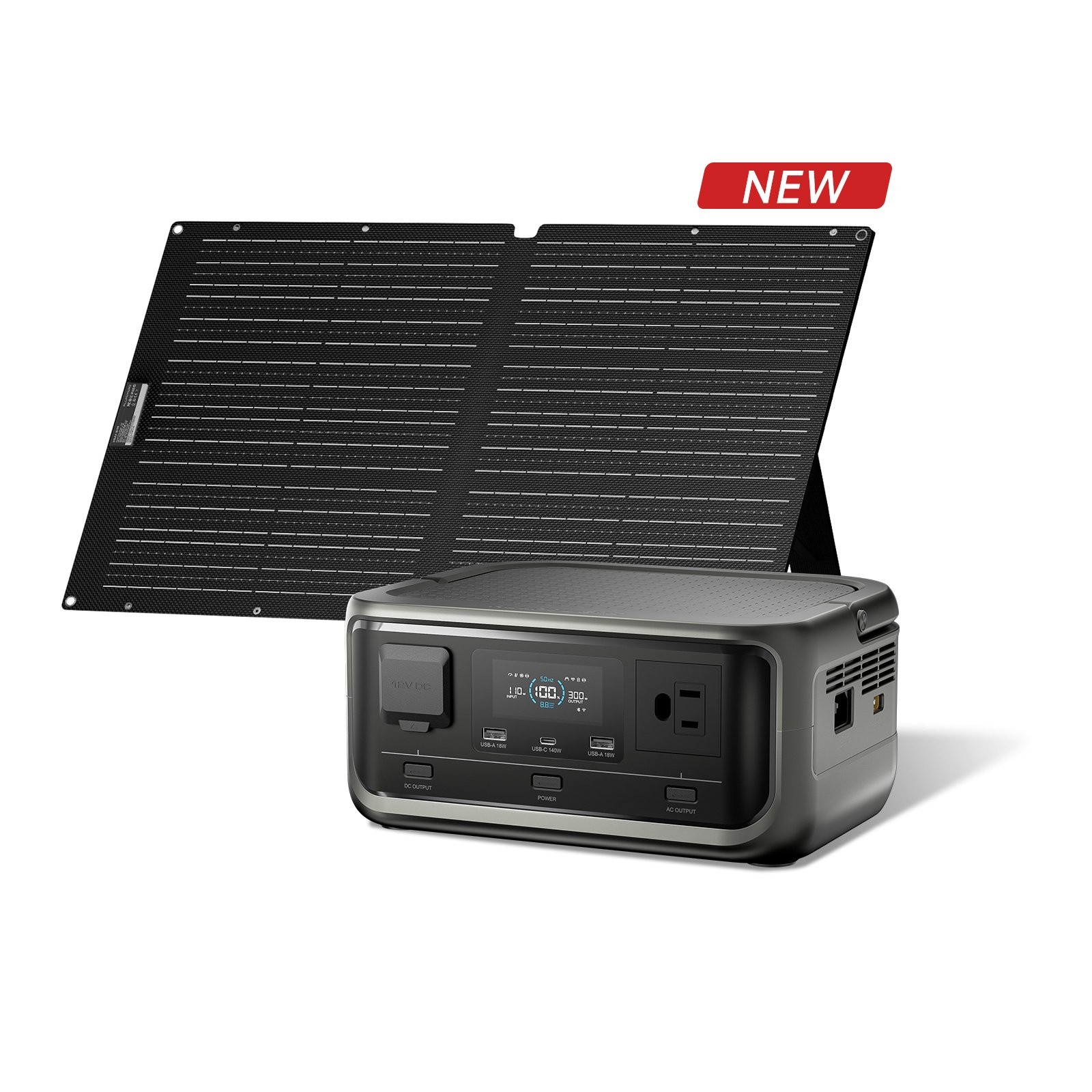 ALLPOWERS P300 300W 256Wh Portable Power Station Generator Solar Panel Optional