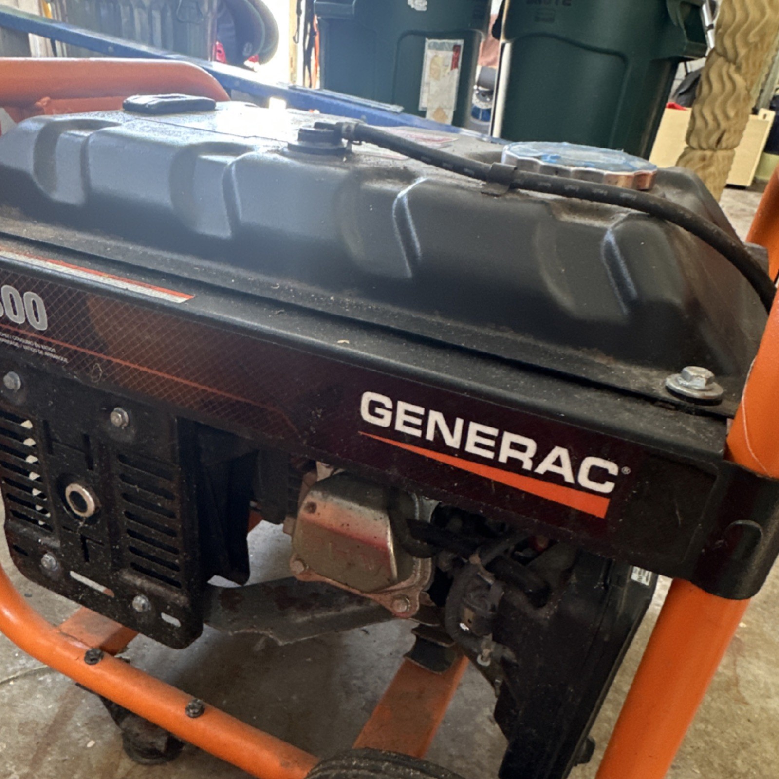 Generac GP3300 Portable Generator 3300W Gasoline Black Orange