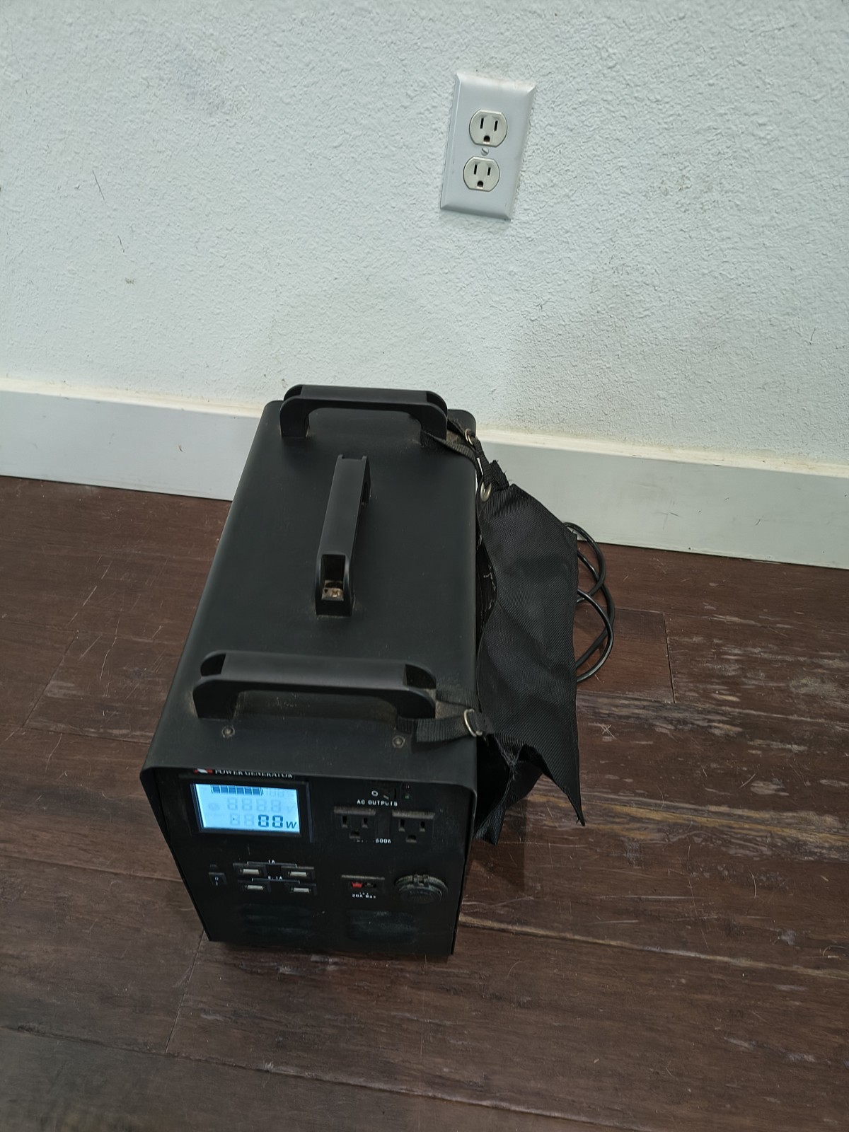 Patriot Power Generator Portable 1500W Max 120V Black AC USB 12V NO PANEL