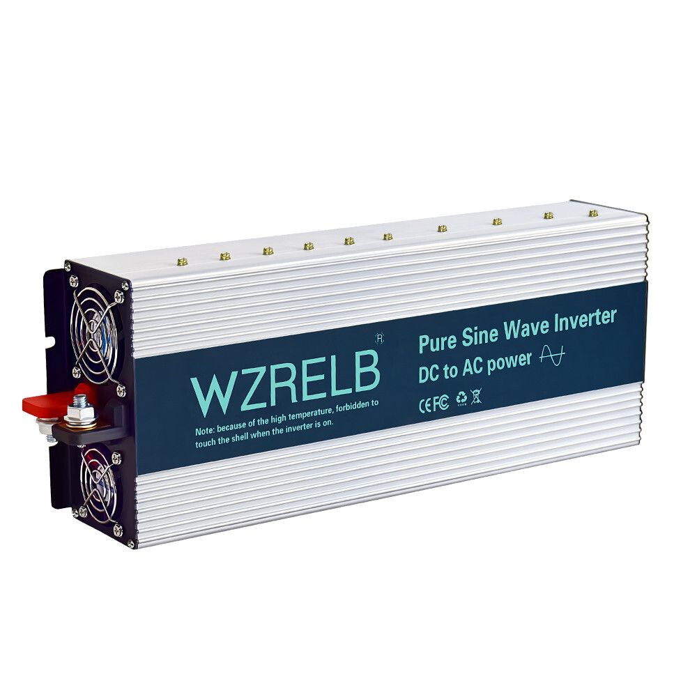 36V to 120V Pure Sine Wave Inverter 4000W Power Camp Motor Car Home Solar System