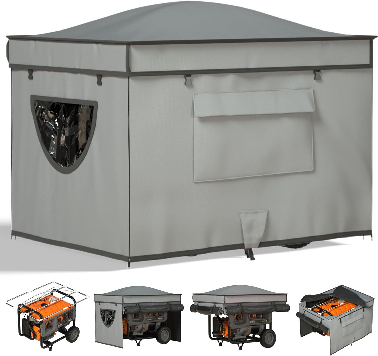 Generator Tent with Bracket, Generator Covers While Running, Waterproof Heavy Du