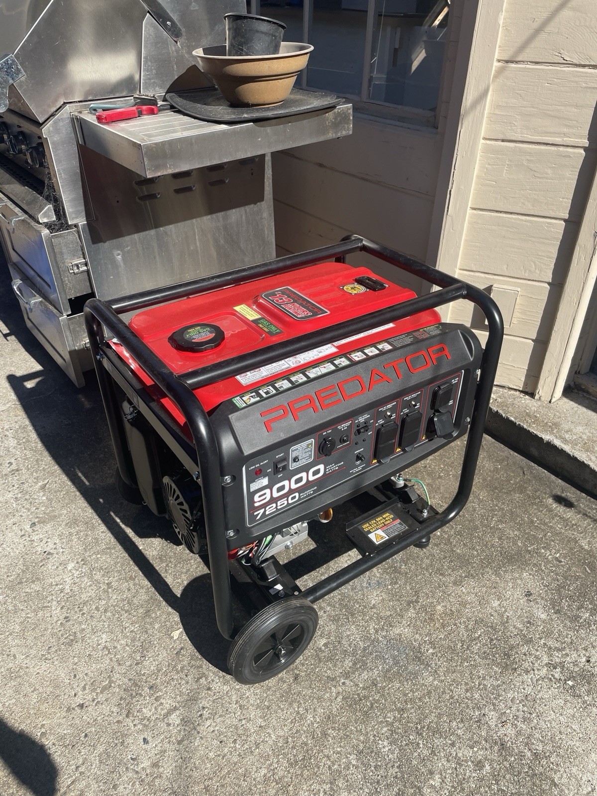 Predator 9000 Watt Gas Powered Generator(LOCAL PICK ONLY)no Shipping Available!!