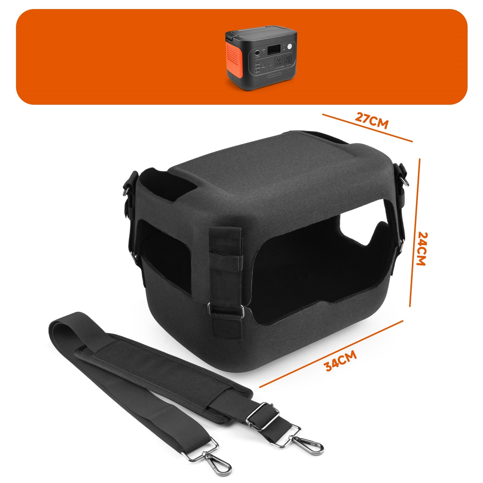 Suitable for Jackery Explorer 1000 v2 Power Supply EVA Portable Protective Case