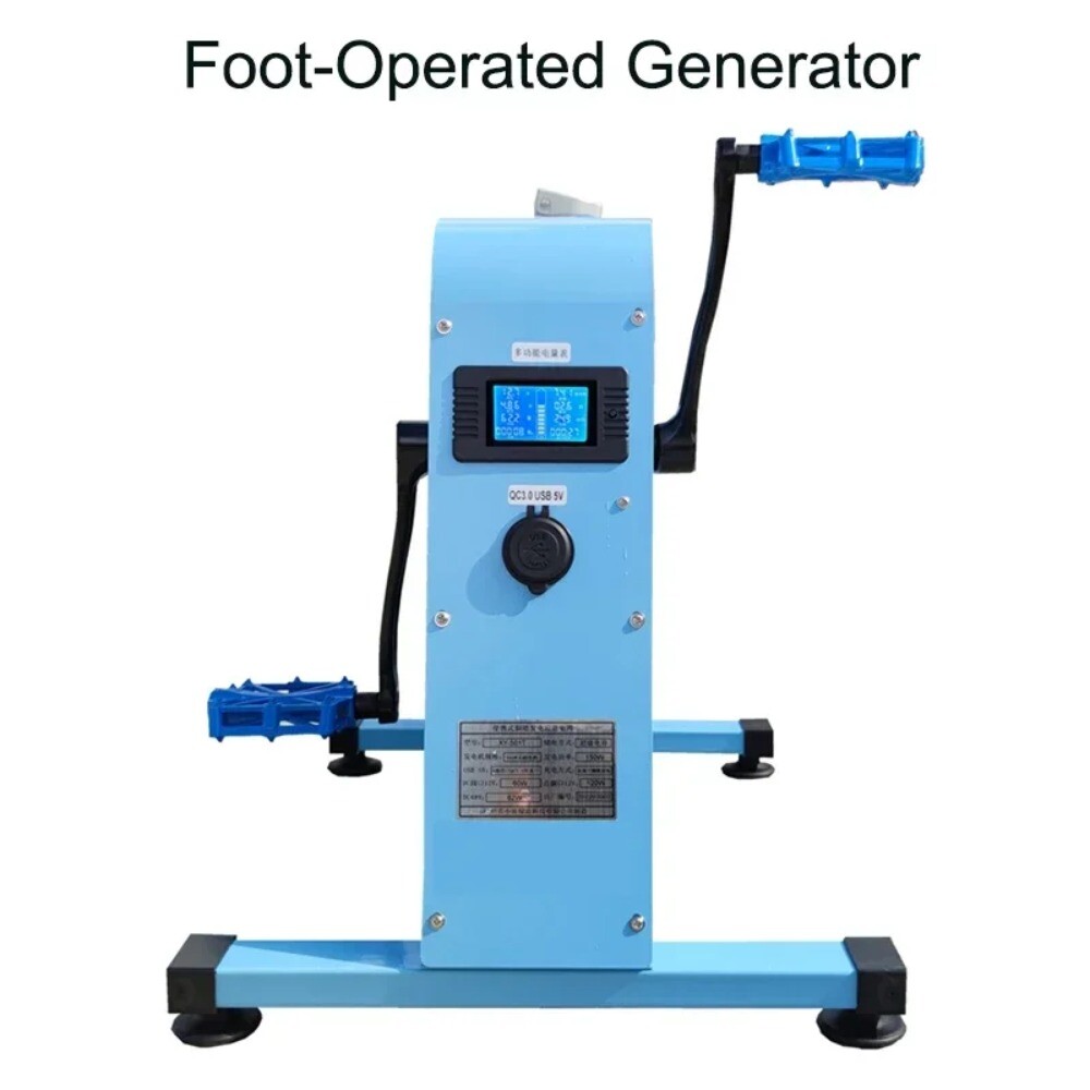 Portable Pedal Generator High Power Outdoor 5V/12V/48V Foot-Operated Generator