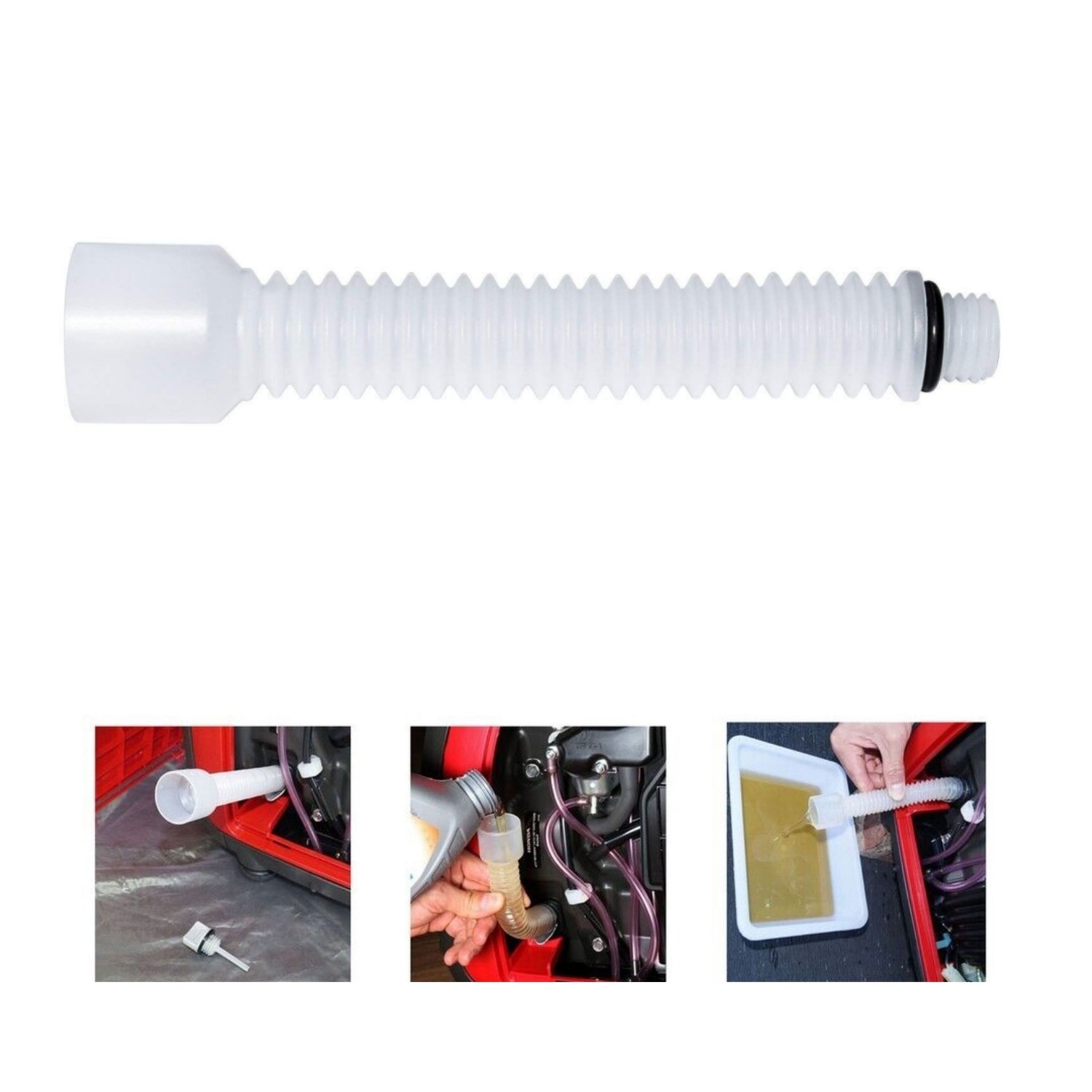 Oil Funnel Flexible Mess Free Oil Change Pipefor Honda Generator EU2000i EU1000i