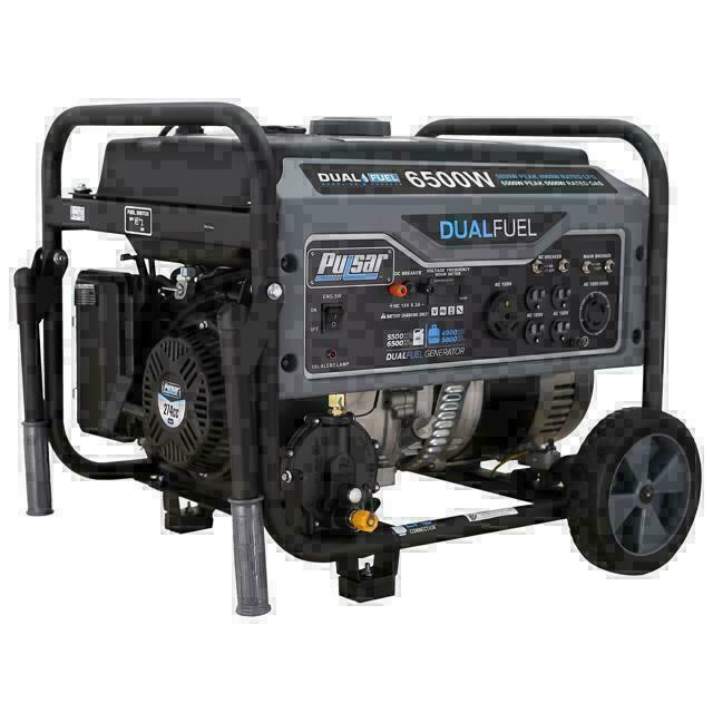Pulsar G65BN 6500W Dual Fuel (Gas and LPG) Portable Generator