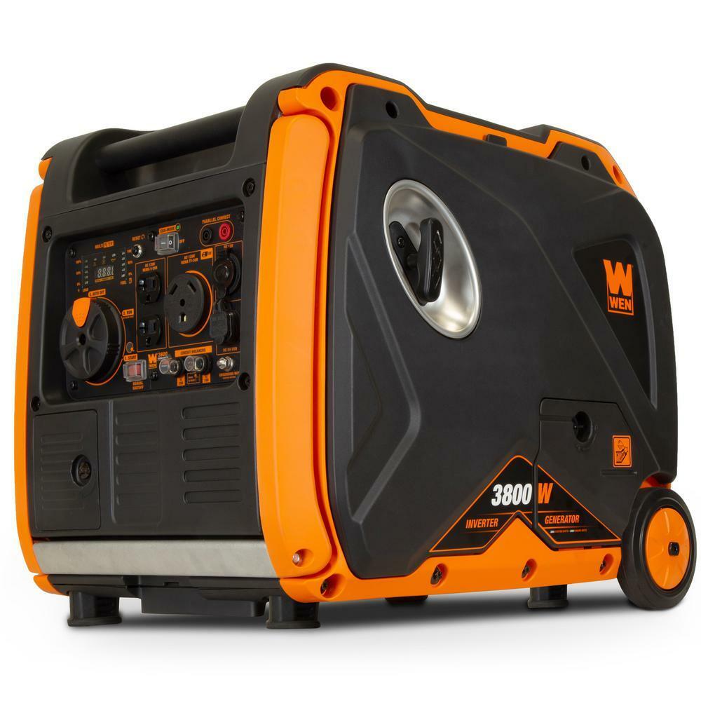 WEN 3,800-Watt Quiet Portable Gas Powered Inverter Generator with Electric Start