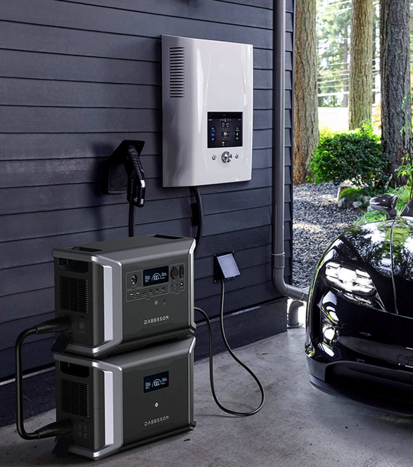 Dabbsson 2330Wh Portable Power Station 2200W Solar Generator for Home Camping RV