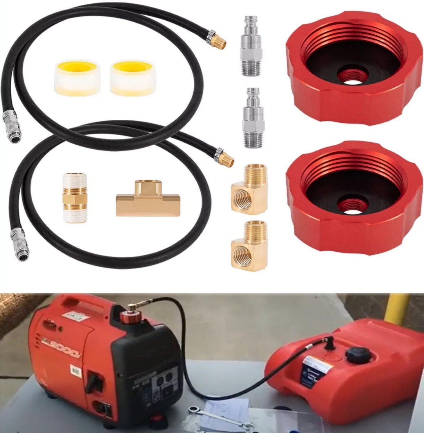 HND1.2CD Bergs II Dual System Fuel Extender Run Generator Kit for Honda Polaris