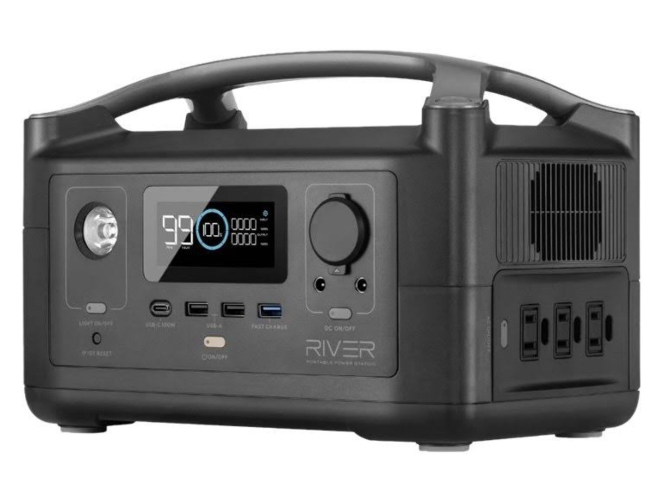 USED EcoFlow 2000W Power System Bundle w/ 800W Alternator Charger & 220W Solar