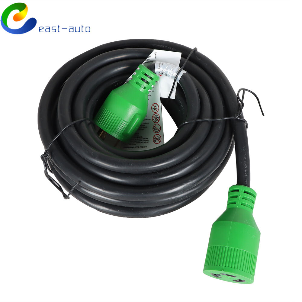 30 Amp 10-100 Ft 3 Prong Generator Extension Cord Power Cable 10 3 Adapter Plug