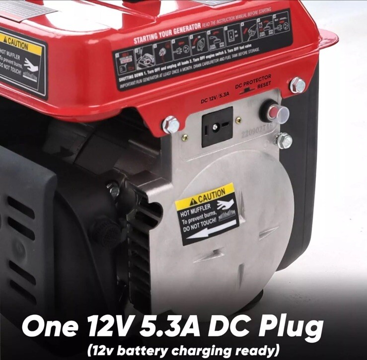 Portable Generator,Power Smart1200W Generator for Home Backup,RV Camping Outdoor