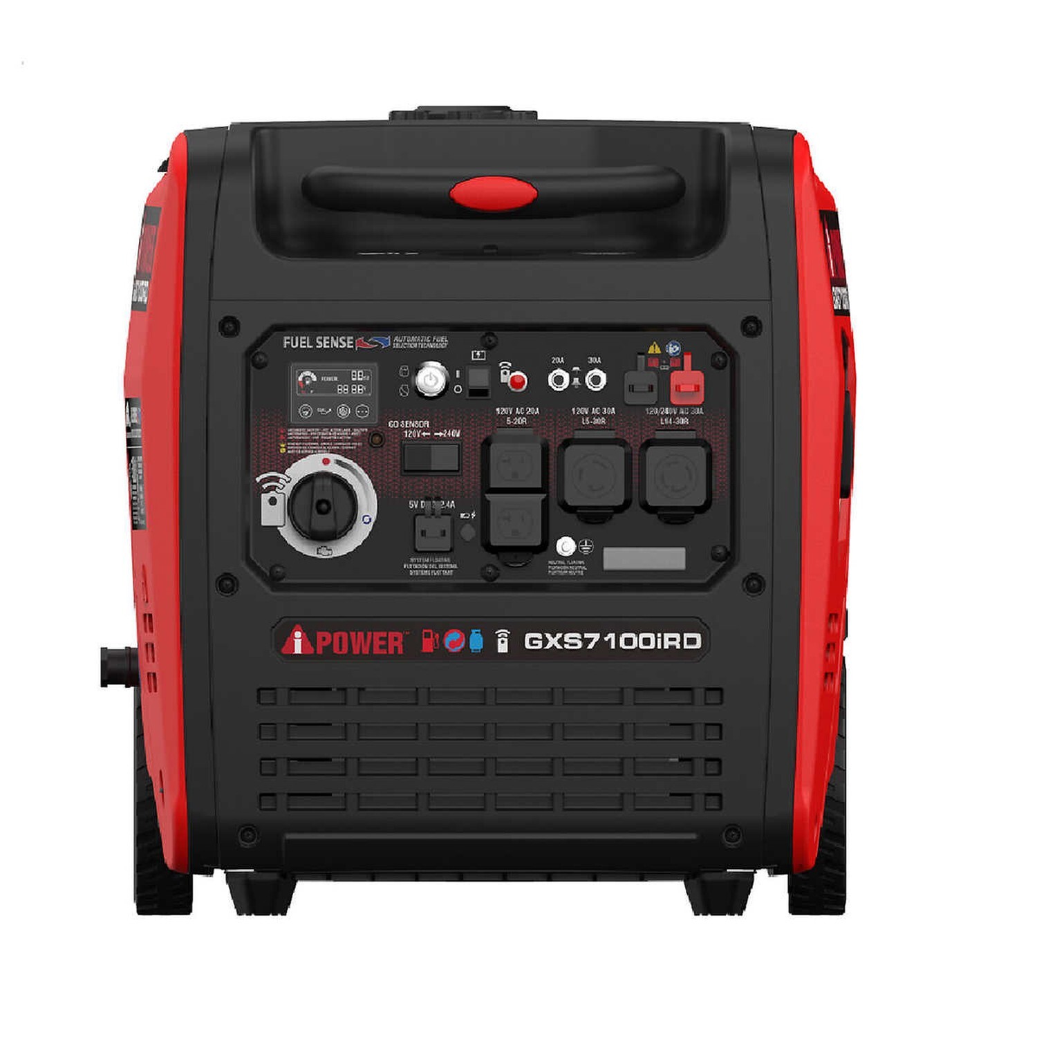 GENERATOR INVERTER PORTABLE HOME PROPANE DUAL FUEL GAS BACKUP A IPOWER 7100W NEW