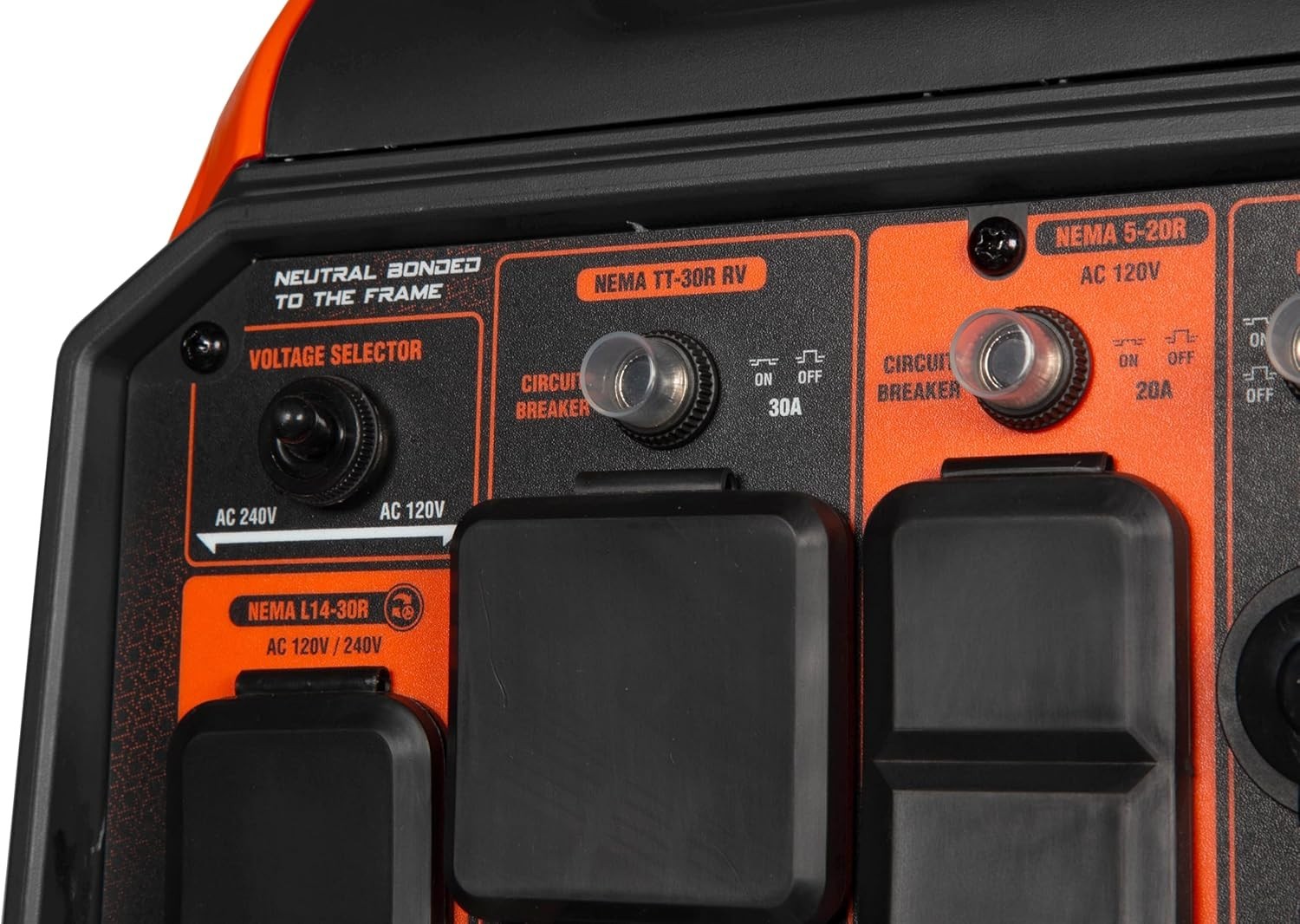 WEN 6800W Quiet Portable Dual Fuel Inverter Generator, Electric Start, CO Sensor