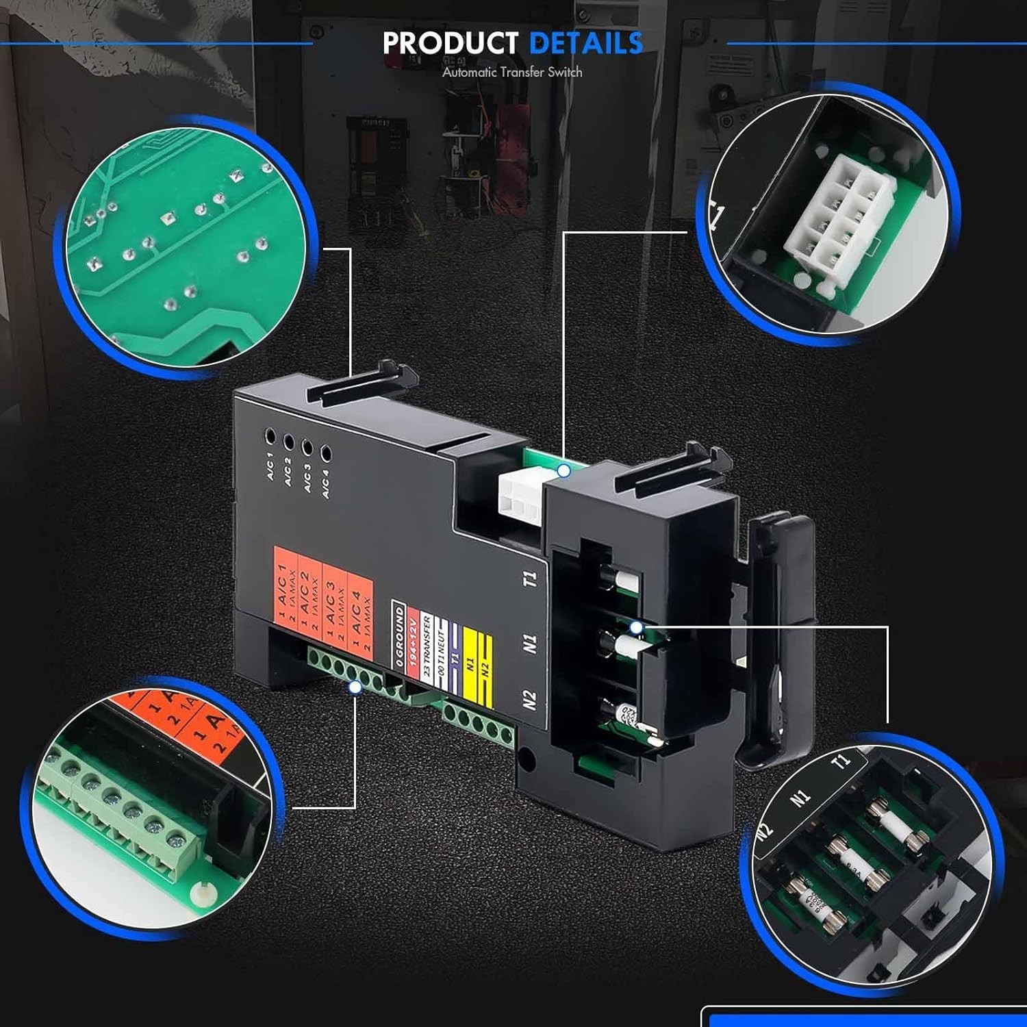 Smart AC Load Shed Module for Generac 100A 200A ATS – Reliable Power Management