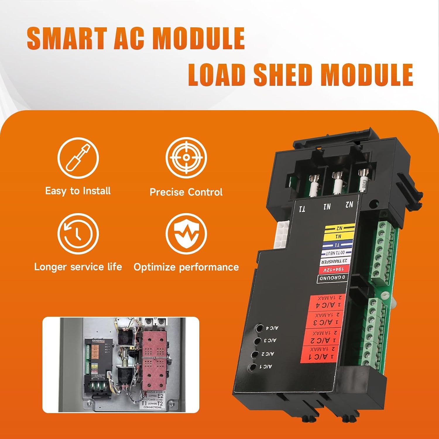 Smart AC Module Load Shed Module 10000004183 A0004499959 ATS 100/200A