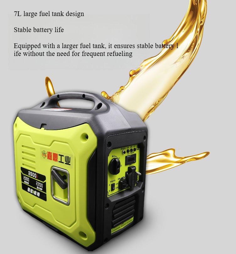 Silent Generator, Portable Gasoline 220V Vehicle-mounted Outdoor Small Generator