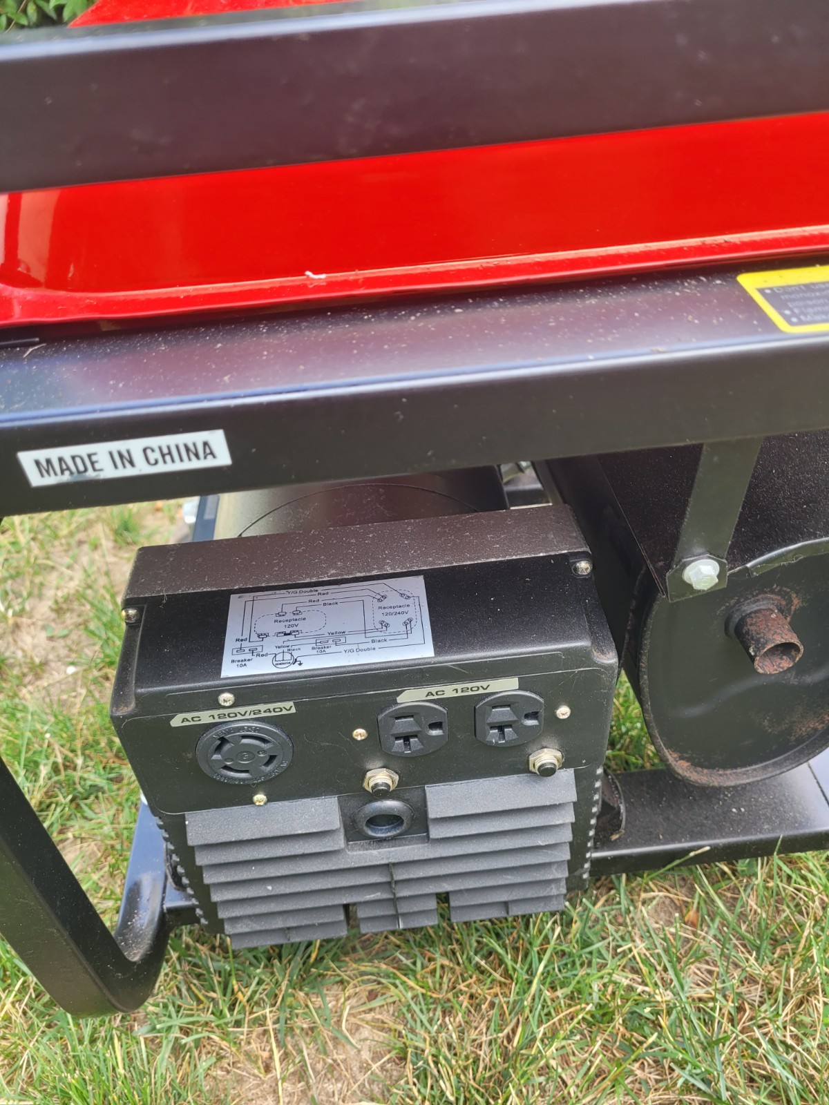 Propane Gas Dual Fuel Generator 3500 Watt 6.5HP 120V 240V Nikota 06041